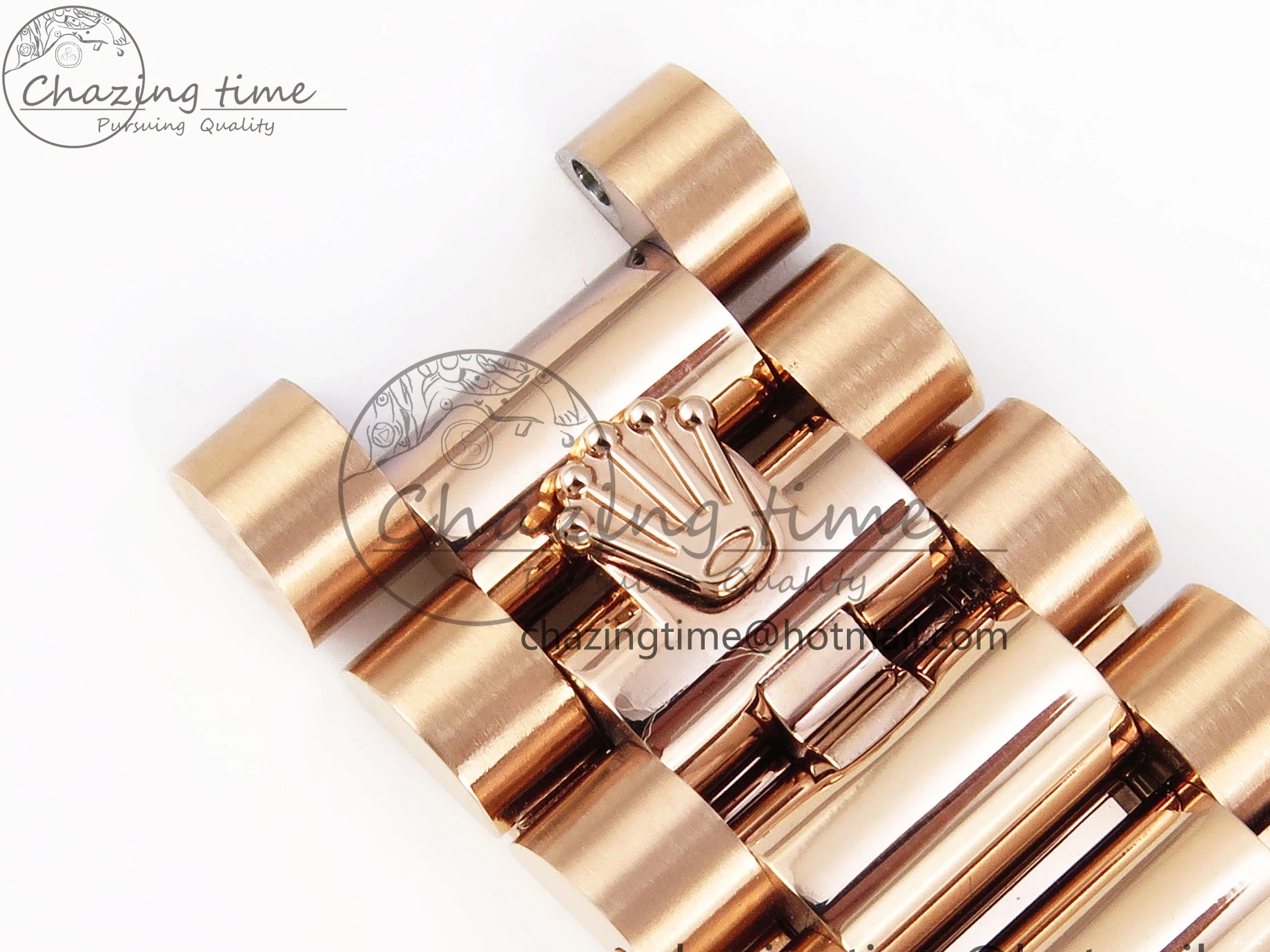 MiroTime 0413 Sophisticated Day Date 36 RG RAF 1:1 Best Edition Green Stone Dial on RG Bracelet A 1846